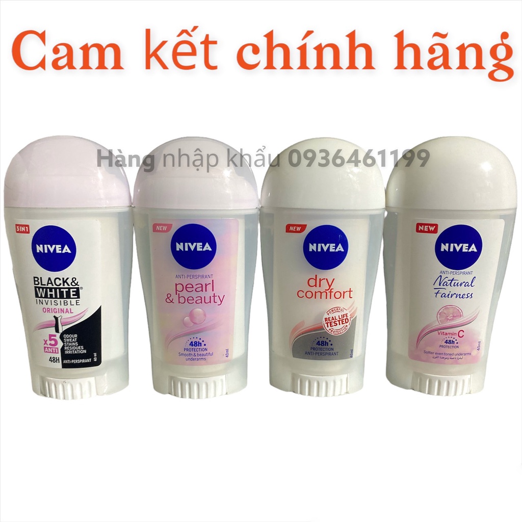 [Siêu Sale] Sáp lăn nách khử mùi Nivea Nữ Hàng chuẩn Nội địa Đức  48h 40ml