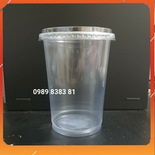  Sỉ 25 Cốc nhựa 1 lít (1000ml)| Cốc khổng lồ | Cốc nhựa dùng 1 lần kèm nắp