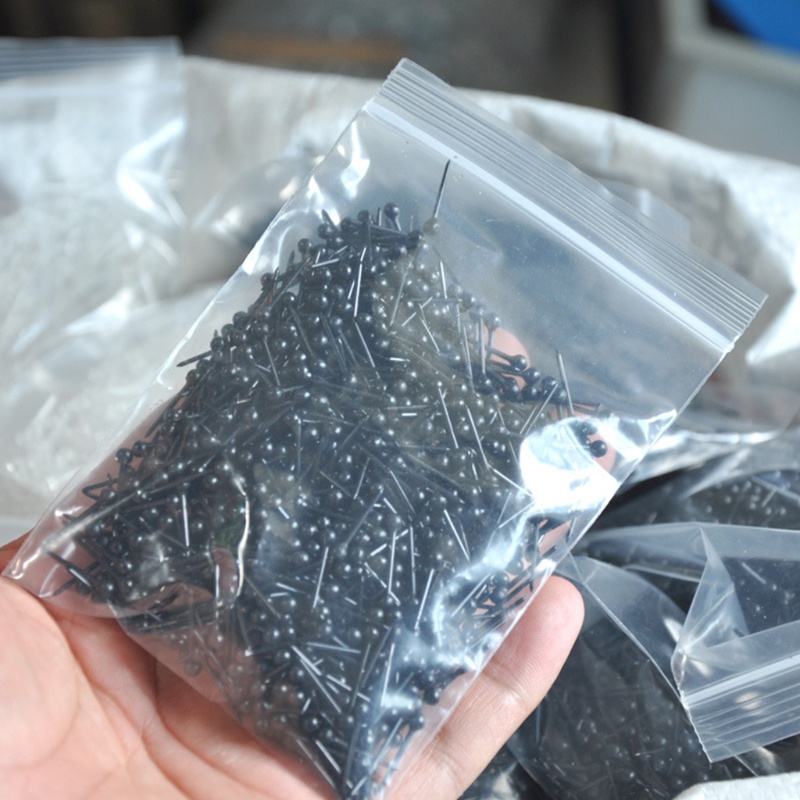 Sa Set 1000 Đinh Tán Xỏ Khuyên Tai Bằng Nhựa Không Gây Dị Ứng