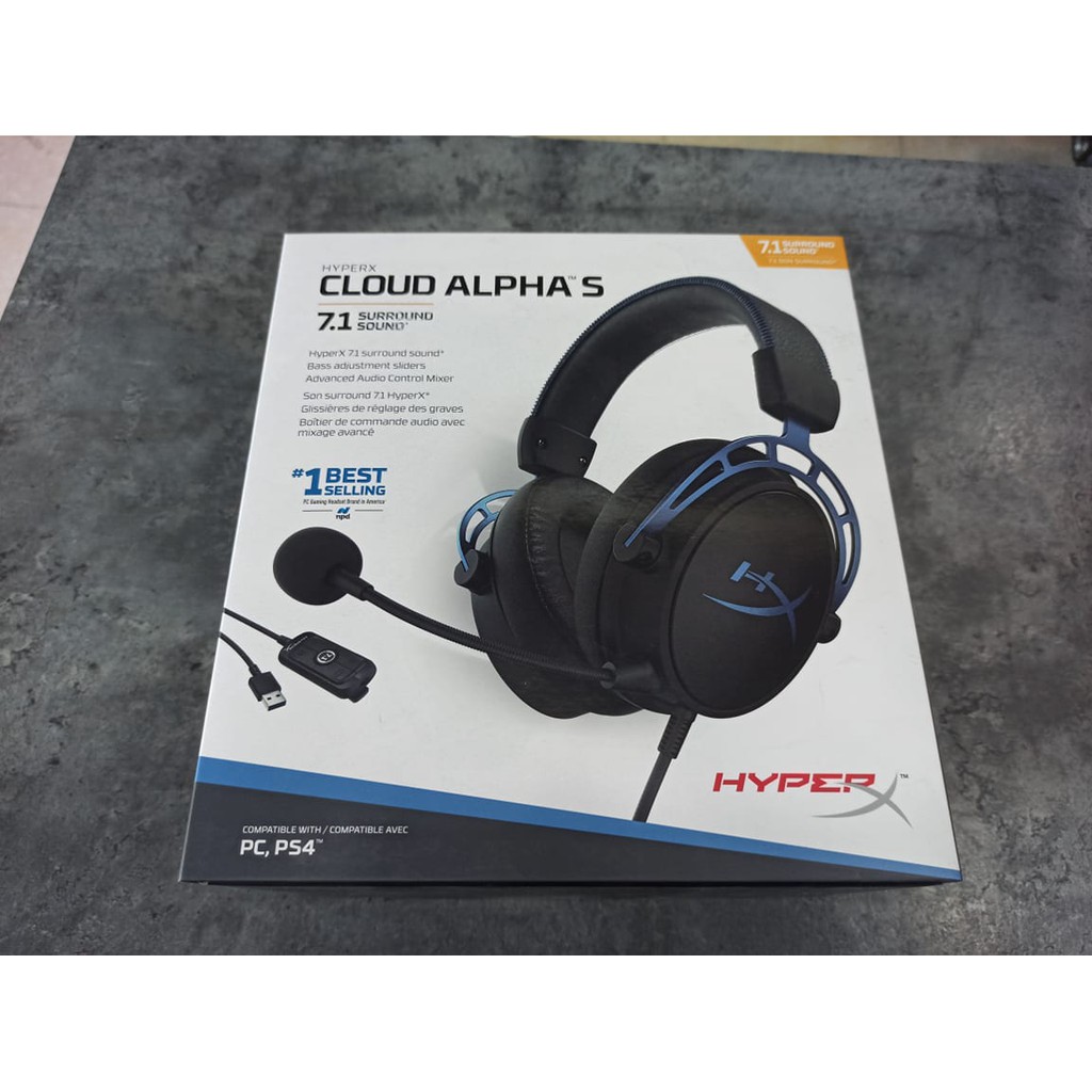 Tai nghe HyperX Cloud Alpha S - Blue