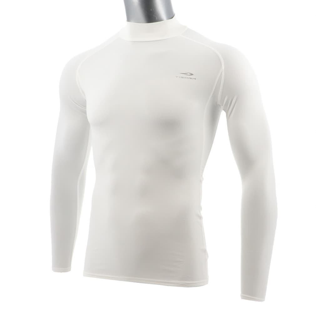 Áo thể thao combat tay dài cổ cao/cổ lọ - hiệu Tigora Athletics JP chính hãng 100%, Chống UV 90%: gym, bơi, chạy bộ...