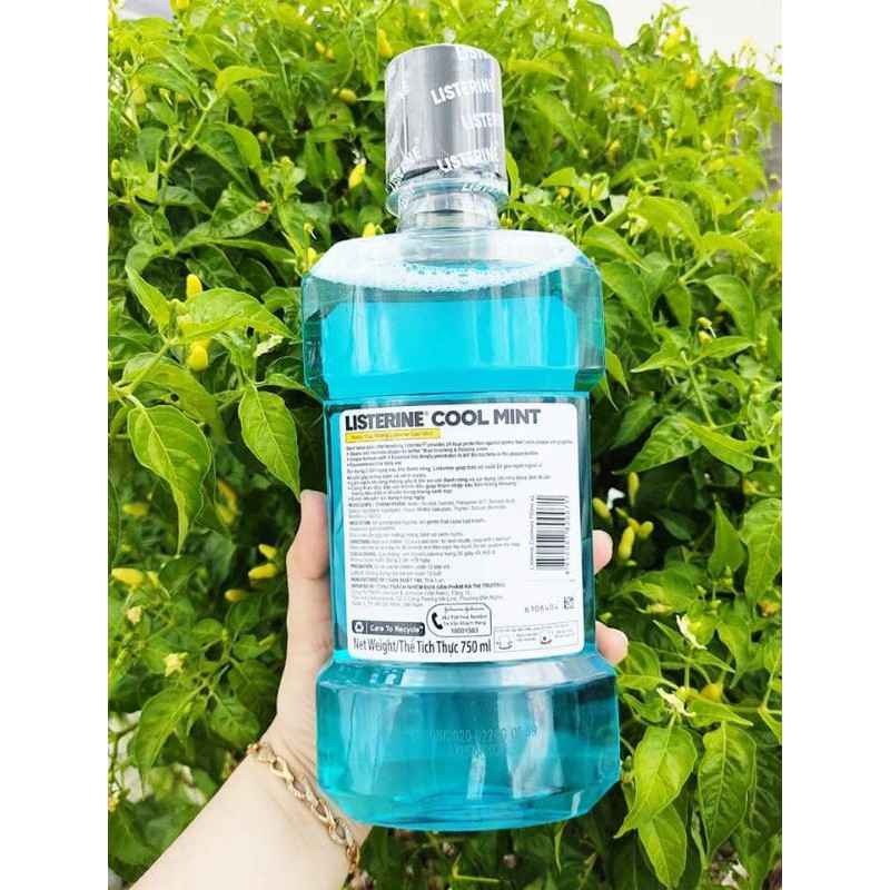 Nước Súc Miệng Listerine Hương Bạc Hà - Cool Mint