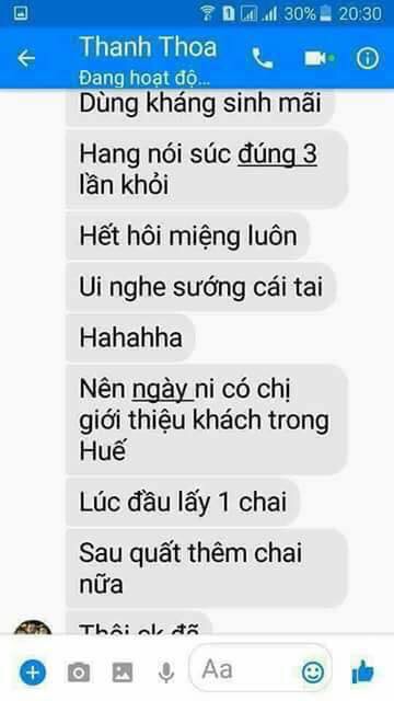 Thuốc răng miệng Thanh Mộc Hương