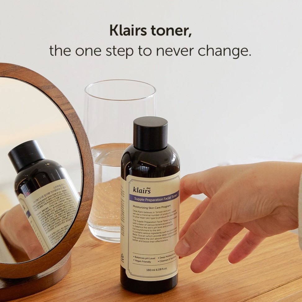 Toner Klairs Supple Preparation Facial - Nước Hoa Hồng Klairs Chống Viêm Dưỡng Ẩm - 180ml | BigBuy360 - bigbuy360.vn