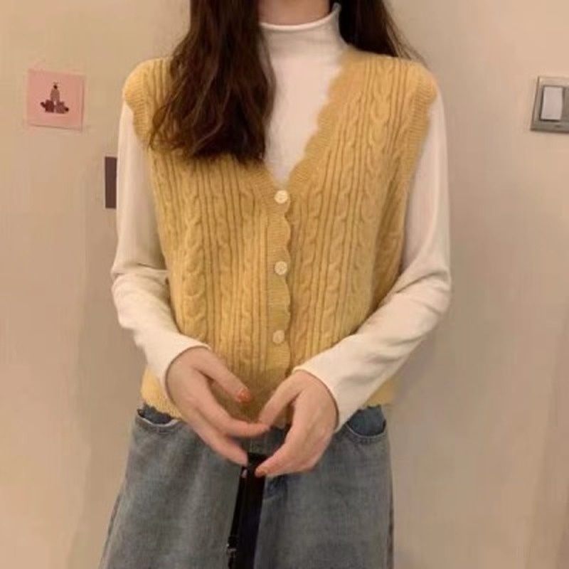 Áo khoác len không tay thời trang nữ tính | BigBuy360 - bigbuy360.vn