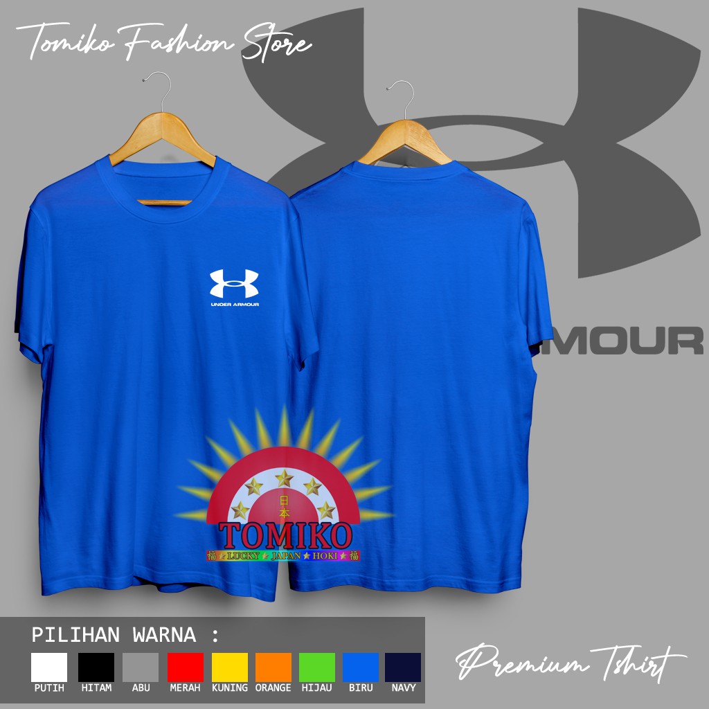 UNDER ARMOUR Áo Thun Cotton Ngắn Tay In Hình Under Armor 30s Cá Tính