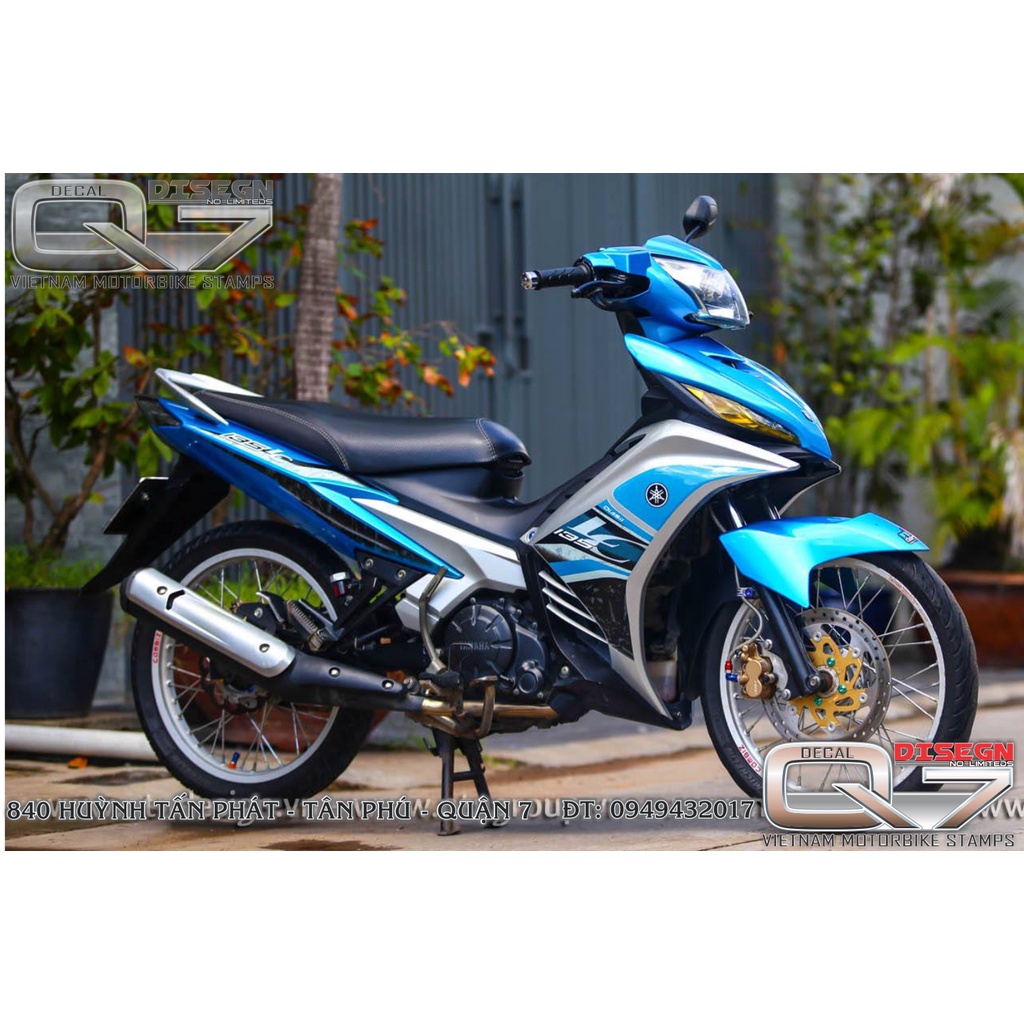TEM RỜI EXCITER 2011 LC XANH BẠC