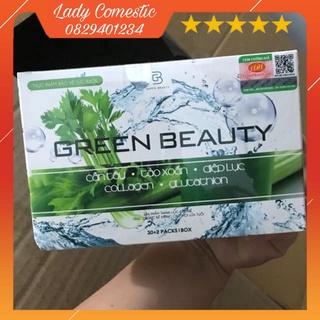HÀNG CHÍNH HÃNG Cần tây green beauty Hộp 32 gói đủ tem, thẻ bảo thumbnail