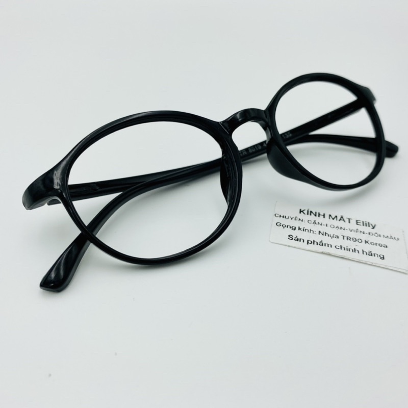 Gọng kính cận dáng tròn thời trang nam nữ hàn quốc [ Gọng không lens ] Kính mắt elily