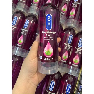 (Chính hãng) Gel Bôi trơn và Massage 2in1 Durex 200ml tinh chất lô hội