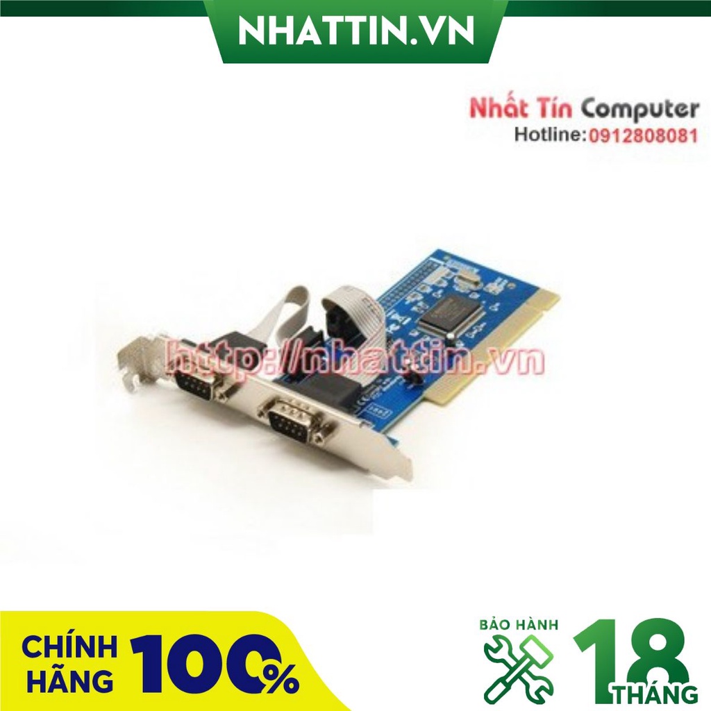 Card chuyển đổi PCI to 2 COM Dtech PC0098 chính hãng