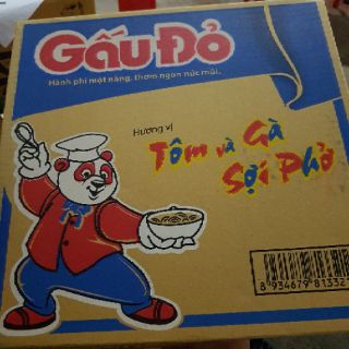 MÌ GÀ SỢI PHỞ GẤU ĐỎ 30 GÓI