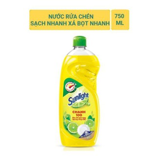 Nước rửa chén Sunlight Chanh chai 750g