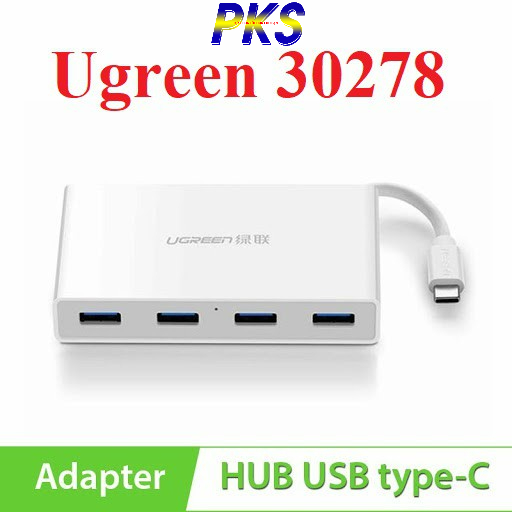 Bộ chia USB Type-C to USB 4 cổng 3.0 cao cấp chính hãng Ugreen 30278