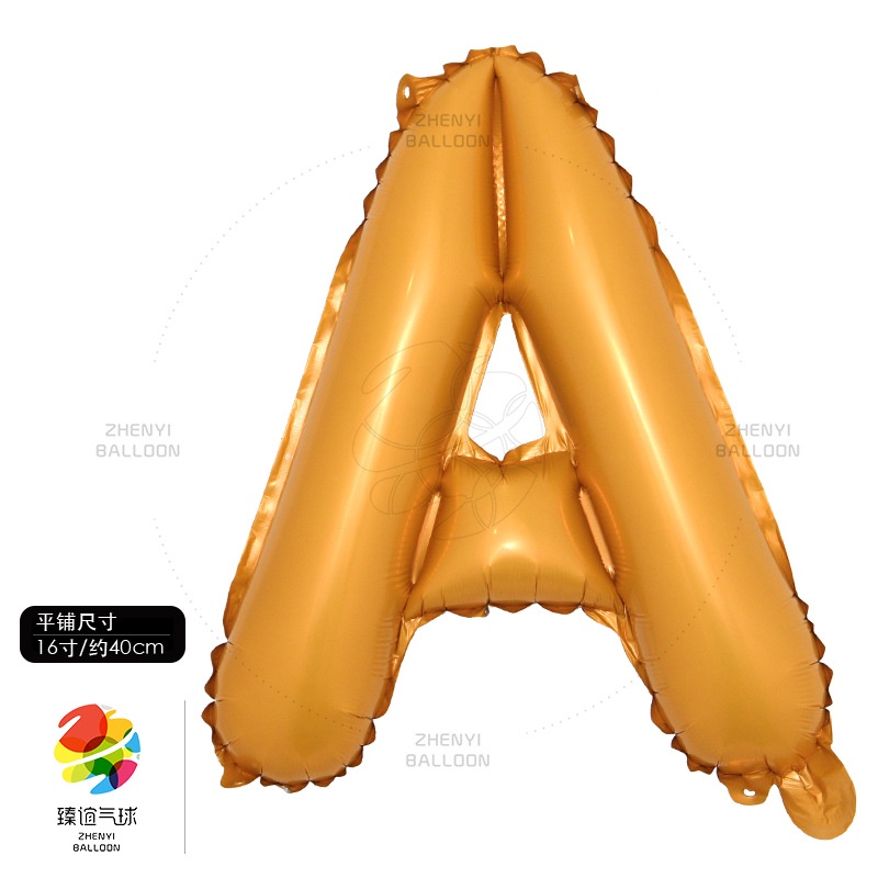 Bong Bóng Hình Chữ Số 16 inch  Trang Trí Tiệc Sinh Nhật Cho Trẻ Em