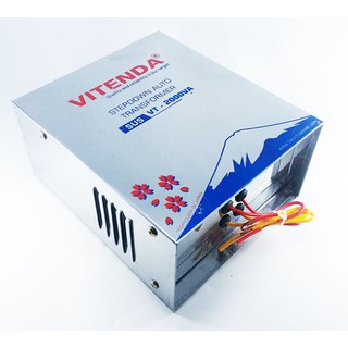 Biếp áp đổi nguồn 220v sang 110v công suất 2000va inox ngoài trời, trong nhà