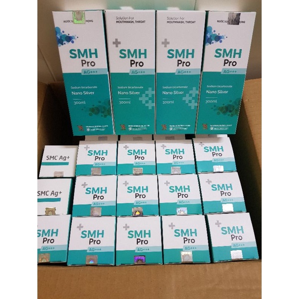 Súc Họng Nano Bạc Smh Pro Ag++ 300Ml Vệ Sinh Răng Miệng Hàng Ngày, Hỗ Trợ Viêm Họng Do Trào Ngược