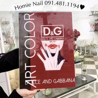 Sổ mica gắn móng mẫu làm bảng màu nail 250 ô chuyên dụng cho dân làm móng