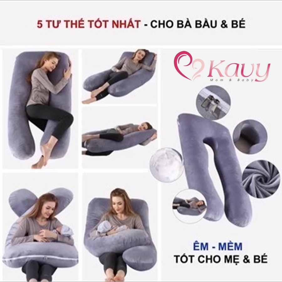 GỐI ÔM CHỮ U BÀ BẦU ĐA NĂNG CAO CẤP