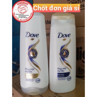 Dầu dove gội 340g, dầu xả 335g