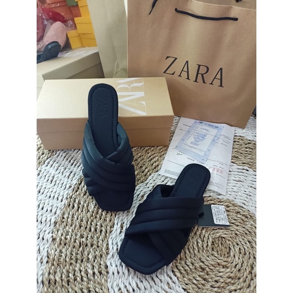 Zara Giày Sandal Thời Trang Dạo Phố Sành Điệu Z05