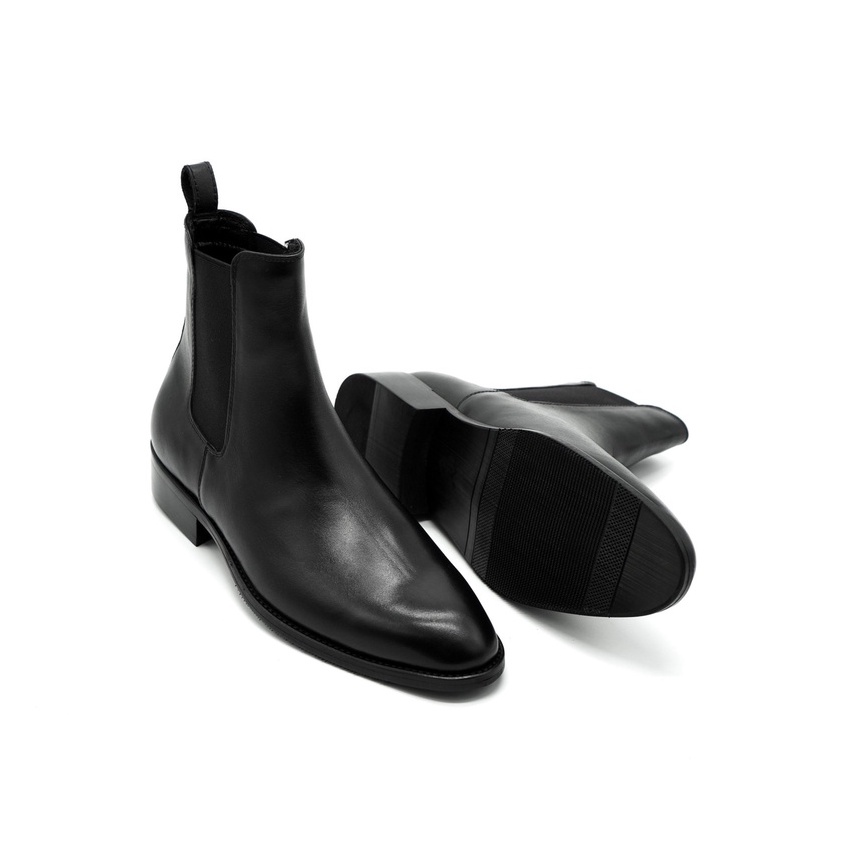 Giày Chelsea boots classic JOG04 - da bò nguyên tấm , cao cổ , tăng chiều cao cho nam ( T1 )