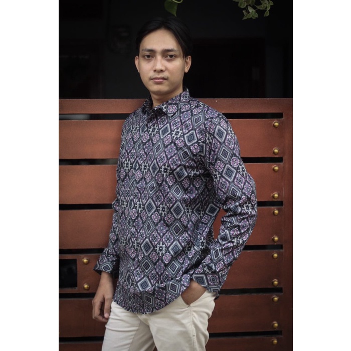 Áo Sơ Mi batik Nam Mới Nhất 2022 batik jumbo batik Mới Nhất Cho Nam songket - Kim Cương M E4E5 batik jumbo