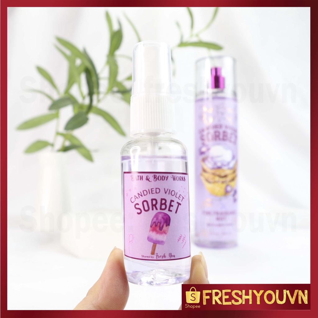 Candied Violet Sorbet - Xịt thơm toàn thân body mist_ BST Perfectly Paired - Ngọt | BigBuy360 - bigbuy360.vn
