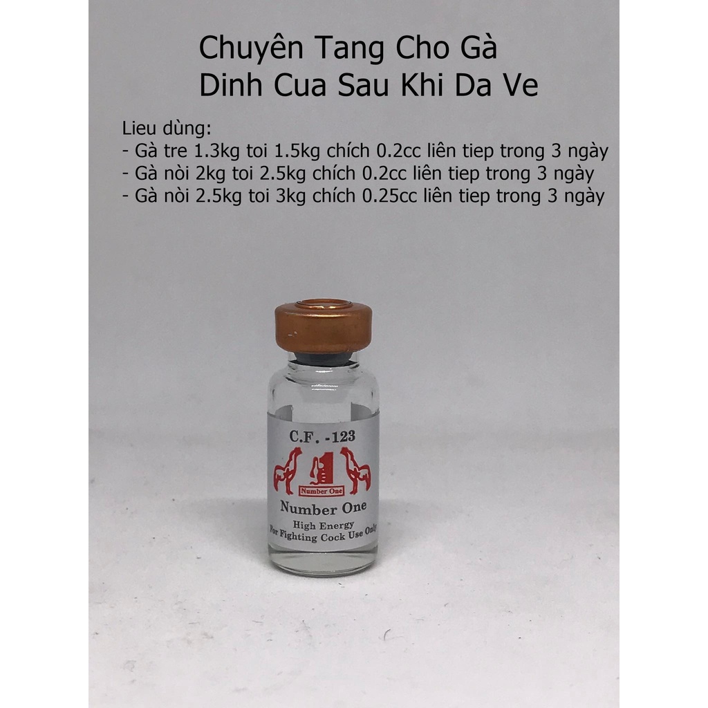 Cf123 Cho Gà Đá - Chai 2mil