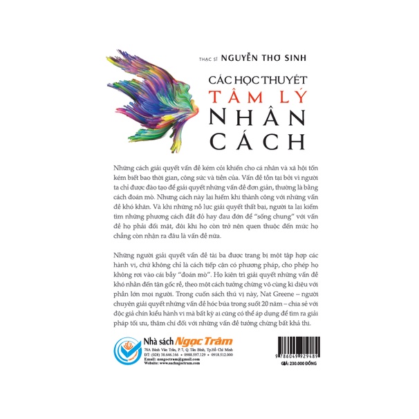 Sách Các Học Thuyết Tâm Lý Nhân Cách (Tái Bản 2020)