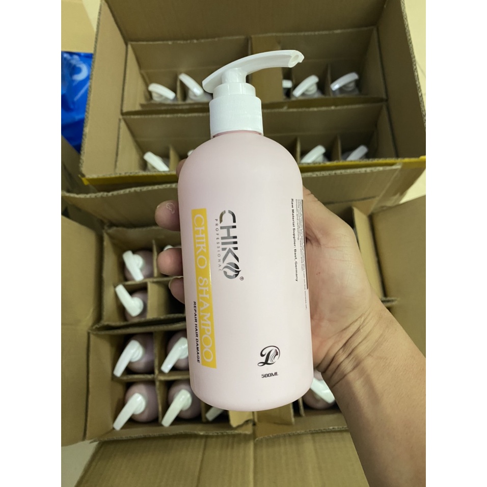 Dầu gội và hấp collagen Chiko 500ml