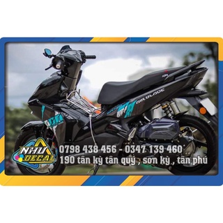 Tem rời adn air blade 2020 xe đen