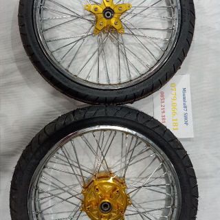 BÁNH CĂM EXCITER 150 CÓ VỎ RUỘT BLAZETECH THÁI ĐÙM KHẾ VÀNG HOẶC TRẮNG BAC CÓ BẠC ĐAN ỐNG CHỈ GẮN VỪA NHƯ ZIN KHÔNG CHẾ