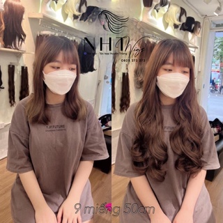 ( Hàng đẹp ) Set tóc kẹp 9 phím tơ hàn cao cấp