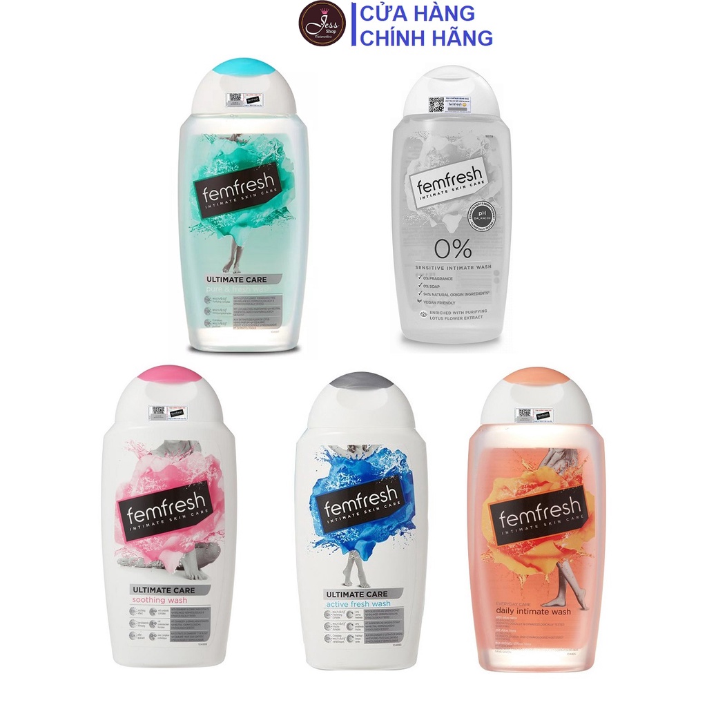 Dung dịch vệ phụ nữ Femfresh Intimate Wash Anh Quốc 250ml