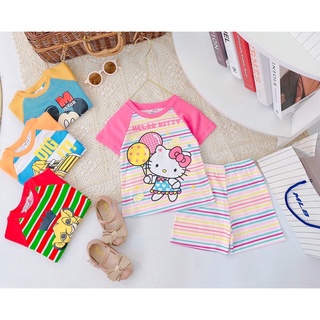 Bộ đùi cọc tay xuất dư bé trai bé gái size 2-7t (8 ký đến 20 ký )