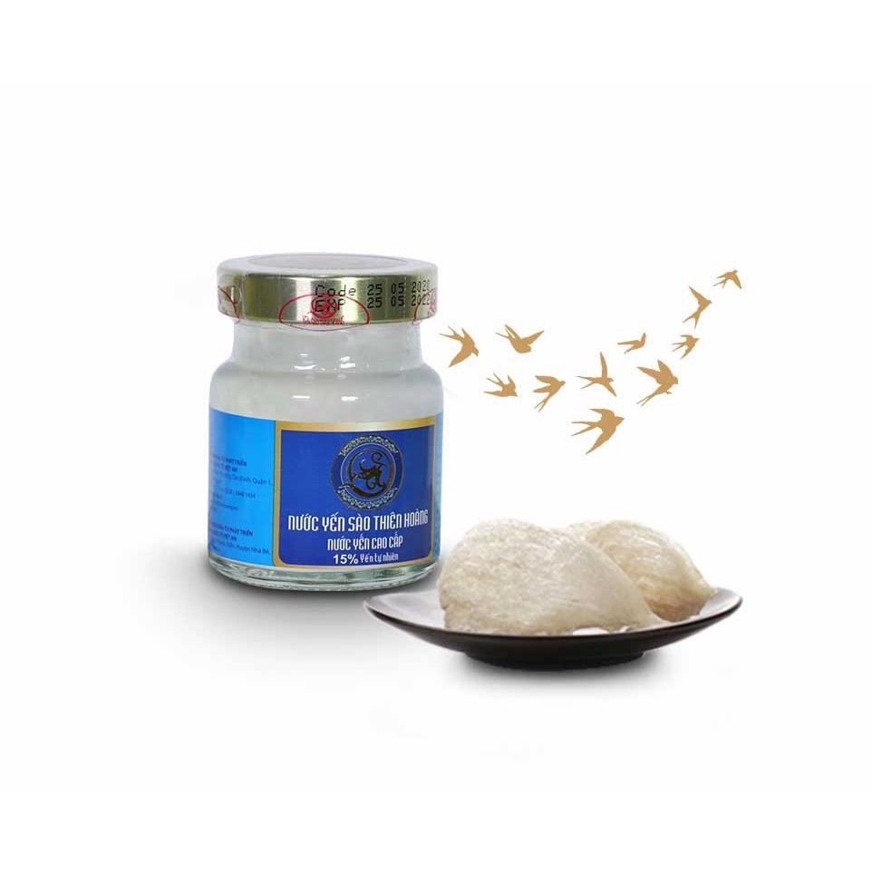 Yến Thiên Hoàng 15% Không Đường Dành Cho Người Tiểu Đường + 3 gói cháo yến