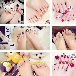 Miếng Dán Trang Trí Móng Chân Nhiều Họa Tiết Dễ Thương  Tùy Chọn