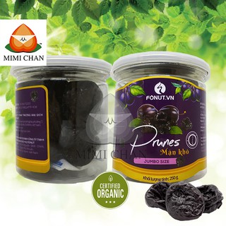 Mận Sấy Khô Chile Còn Hạt Loại 1 Hũ 250gr, Tăng Cường Hệ Miễn Dịch, Đẹp Da