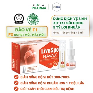 Xịt Mũi Livespo Navax Chuyên Dụng - Bảo Vệ Hô Hấp F1