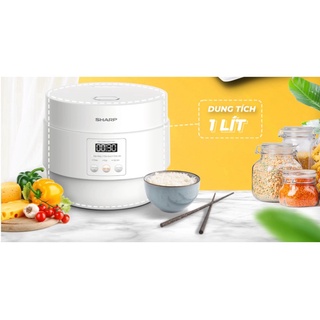 Nồi cơm điện tử Sharp KS-COM100DV-RD/WH (1 Lít)