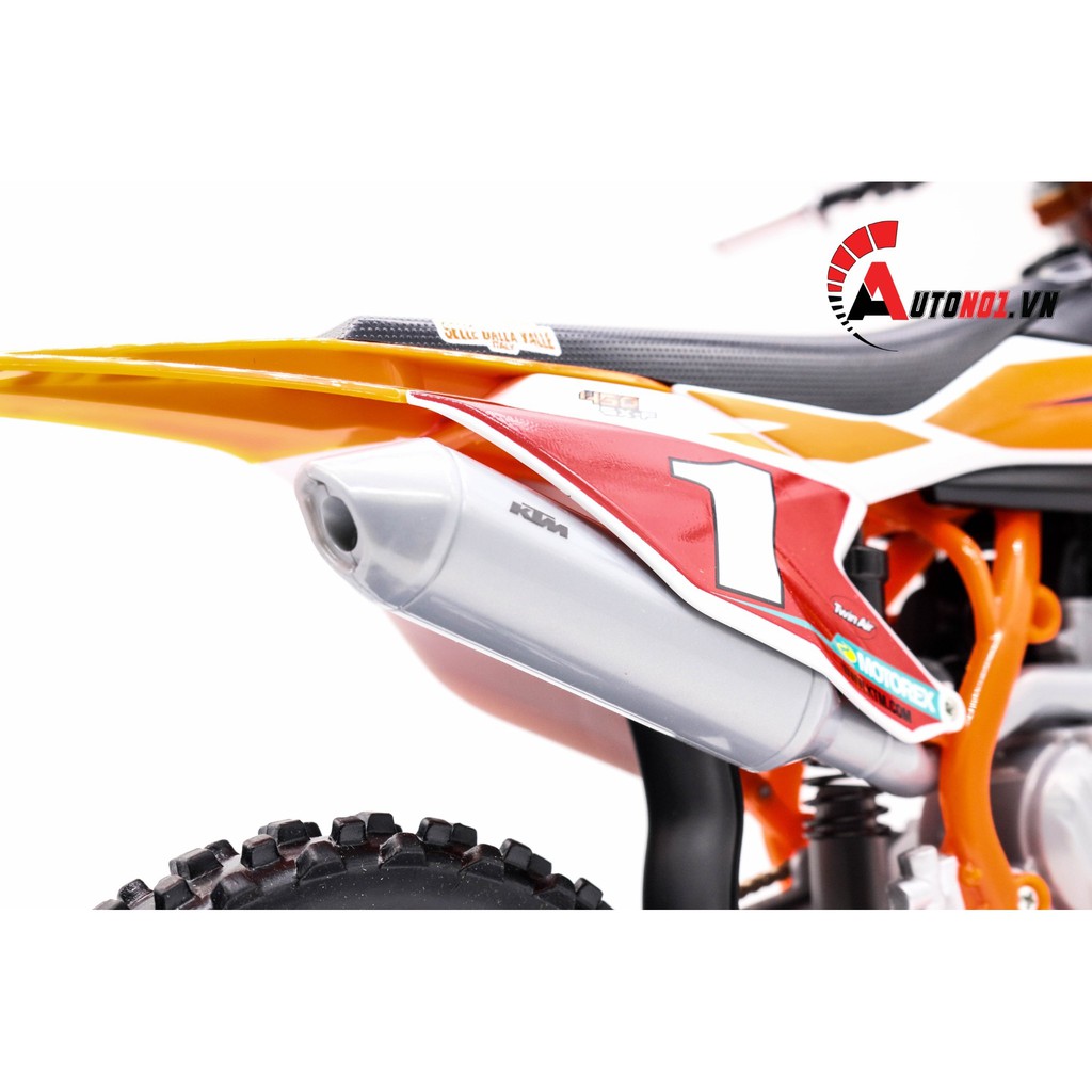 MÔ HÌNH XE ĐỊA HÌNH OFFROAD KTM 450 SX-F NUMBER 01 REDBULL 1:6 MAISTO 5421