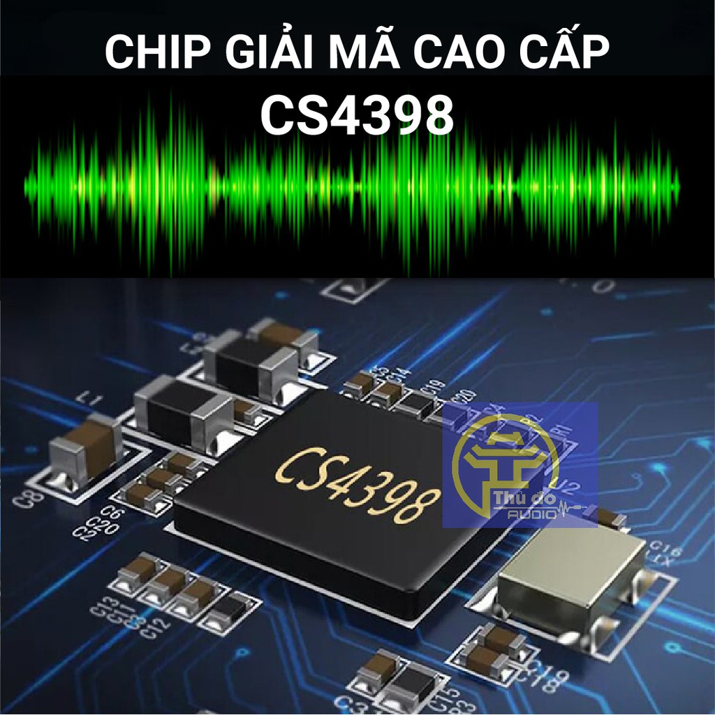 Bộ giải Mã âm Thanh DAC SUCA Q5 Pro V2 Bluetooth 5.0 aptX - DAC Q5 PRO (Tặng dây quang Urgreen cao cấp)