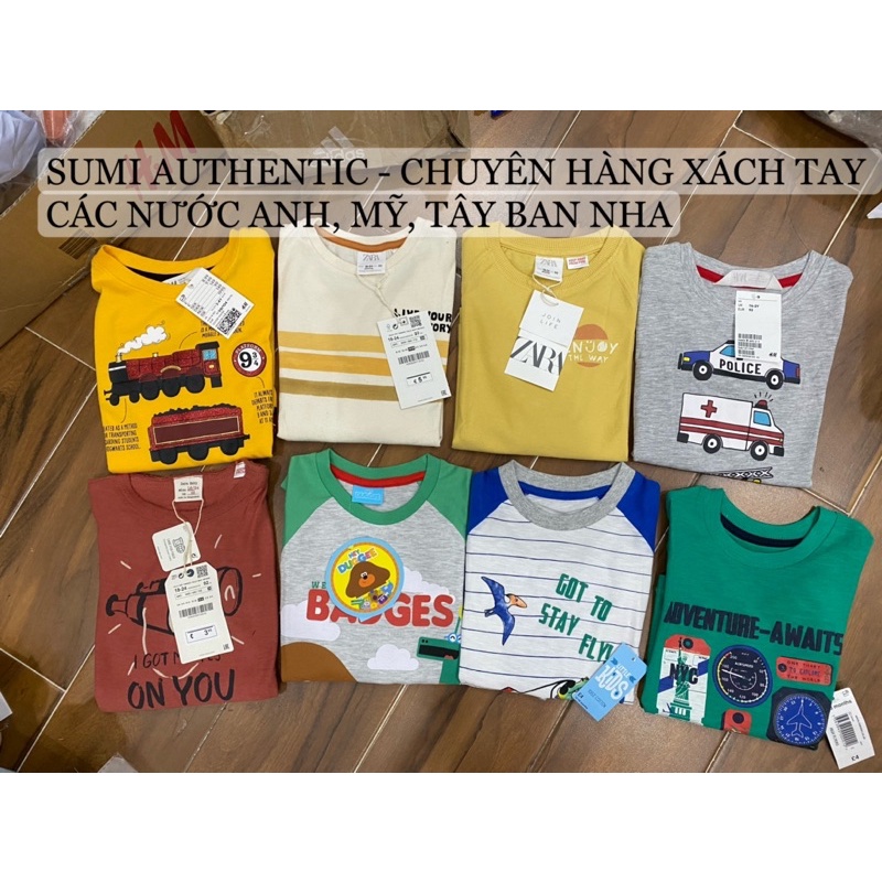 Áo thun Zara bé trai vợt Sale