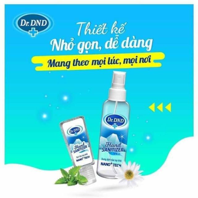 Gel Rửa Tay Khô DR.DND Vitamin E 500ml