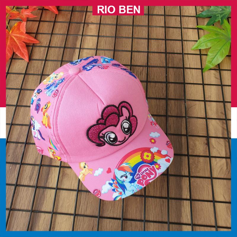 Nón cho bé nhỏ thêu hình dễ thương, bé từ 2-5 tuổi RBN042