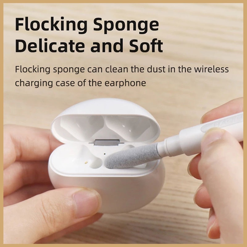 Bộ Dụng Cụ Vệ Sinh Tai Nghe Không Dây Cho i12 Airpods Samsung Android Iphone