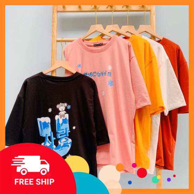 ( SALE 69K ) Áo Thun Tay Lỡ Form Unisex | BigBuy360 - bigbuy360.vn