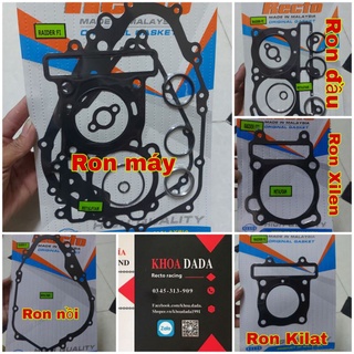 Ron máy, ron đầu, ron Kilat, ron nồi, ron Xilen Raider FI Recto, ron kẽm Malaysia