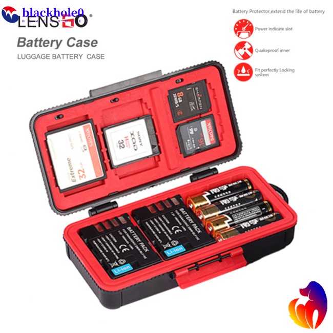 Hộp Đựng Pin Máy Ảnh BH D950 Chống Sốc Chống Thấm Nước Cho Canon/Sony /Nikon SD CF